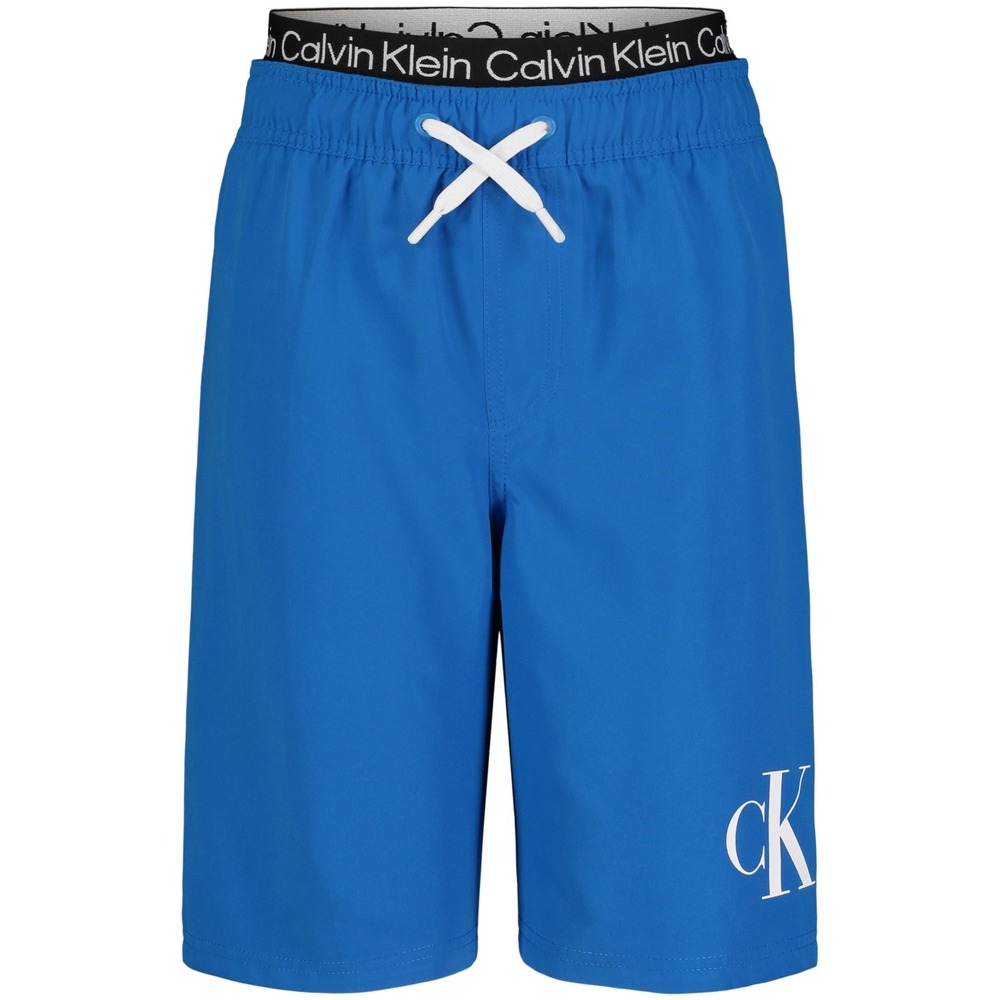 Calvin Klein Big‎ Boys Heritage Swim Board Shorts - Blue - Size M(10-12)